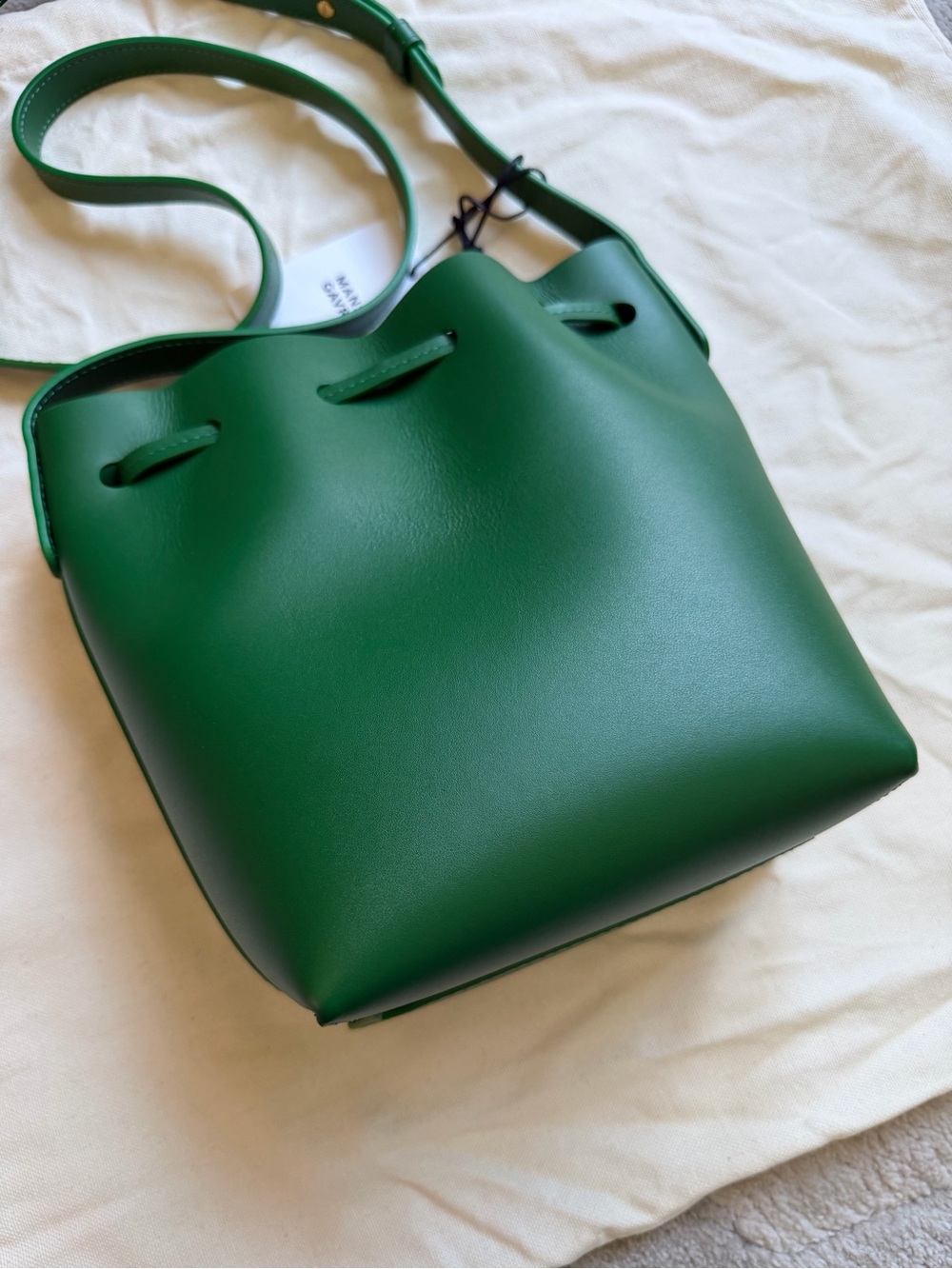 Mansur Gavriel Mini Mini Bucket Bag in Leaf - Picture 3 of 7